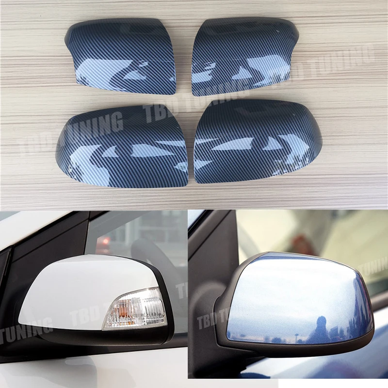 

Carbon Fiber Look Mirror Cover For Ford Focus Mk2 2005 2006 2007 2008 Replacement Style Rear View Mirror Cover