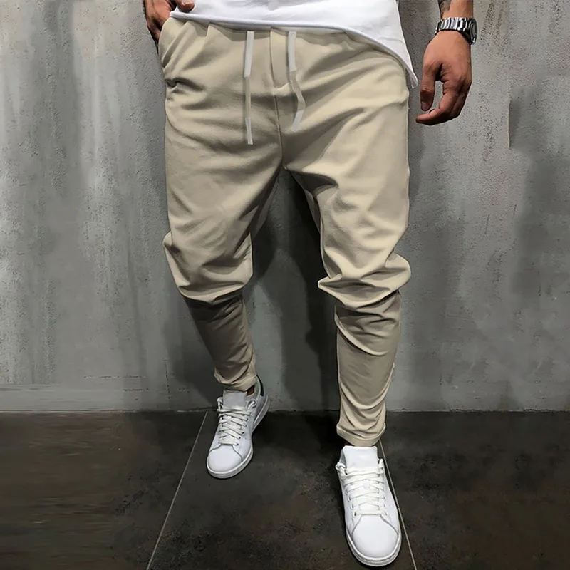 

Mens Fashion Pants Solid Color Track Pants Hip Hop Streetwear Sport Sweatpants 5XL Harem Pants Pantalones Hombre Joggers Trouser