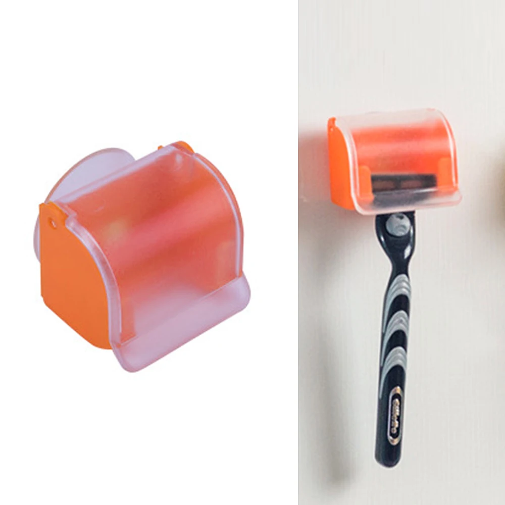 razor holder Borange Присоска бритва Санузел настенный крючок с присоской бритва ванная комната применяется к гладкой поверхности Санузел Бритва держатель - Цвет: razor holder Borange