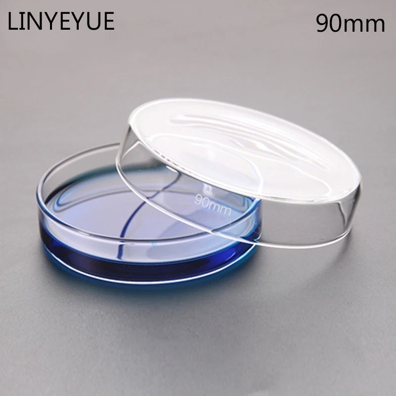 

10 pieces/pack 90mm Glass Petri Dish Bacterial Culture Dish Borosilicate Glass Chemistry Laboratory Equipment