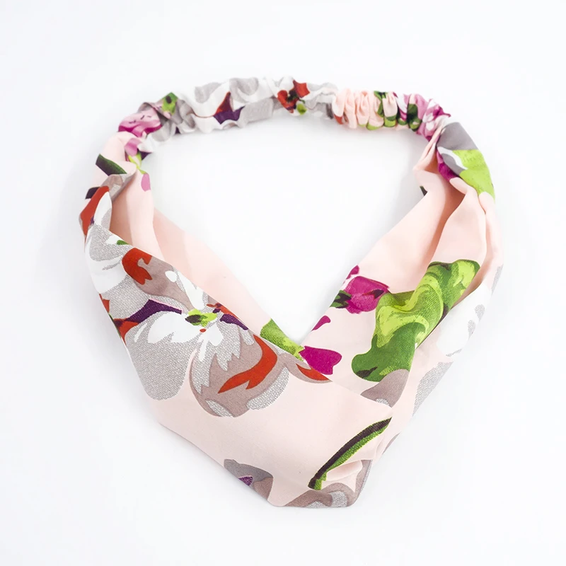 Retro Cross Turban Bandage Bandanas HairBands Bohemian Hair Bands Print Headbands for Pregnant Women Accessory Headwrap|Пояса для