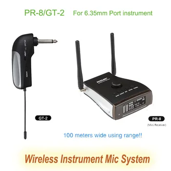 

PR-8/GT-2 Professional Stage Diversity Wireless Electric Guitar Bass piano drums cello clarinet accordion microphone system