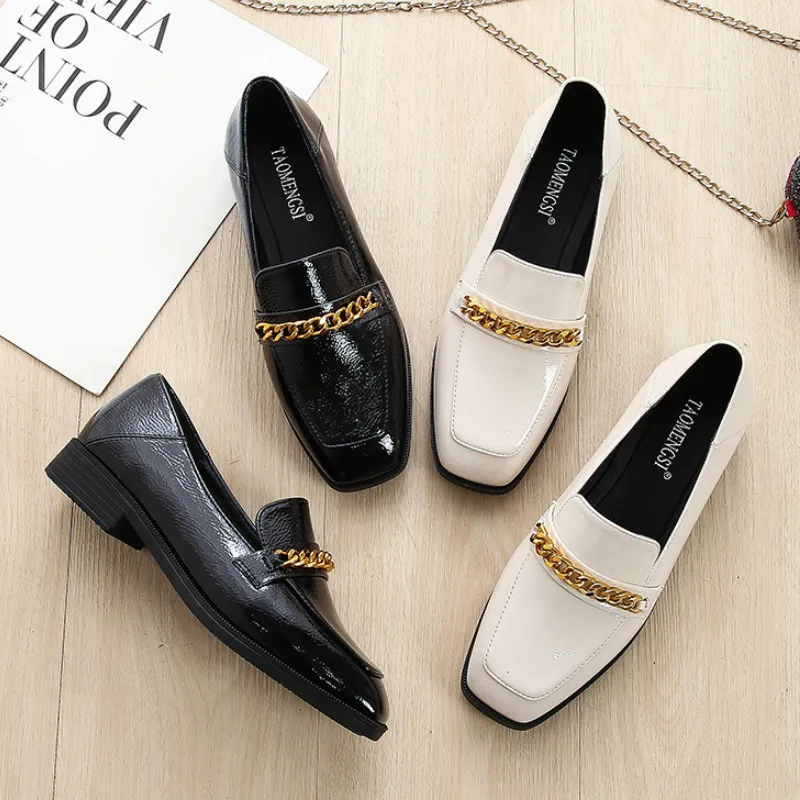 Туфли женские кожаные оксфорды на плоской подошве дизайнерские лоферы без