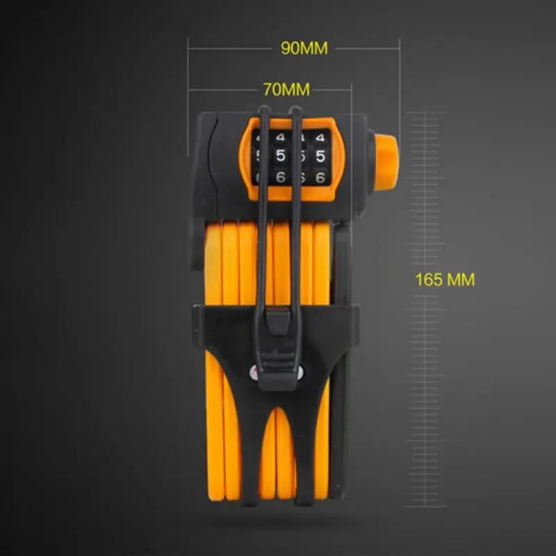 Велосипедный складной замок анти-резной пароль шифрозамки для горных велосипедов