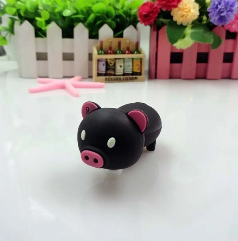 Мини карманный размер 8 г 16 г 32 г 64 г usb Прекрасный Дизайн piggy pendrive светильник и удобная ручка привода мультфильм животное cle usb флеш-накопитель флешка