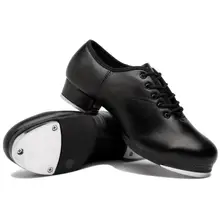Кожаные туфли унисекс с раздельной подошвой; танцевальные туфли для джаза; обувь со шнуровкой; обувь для танцев; удобная кожаная обувь черного цвета