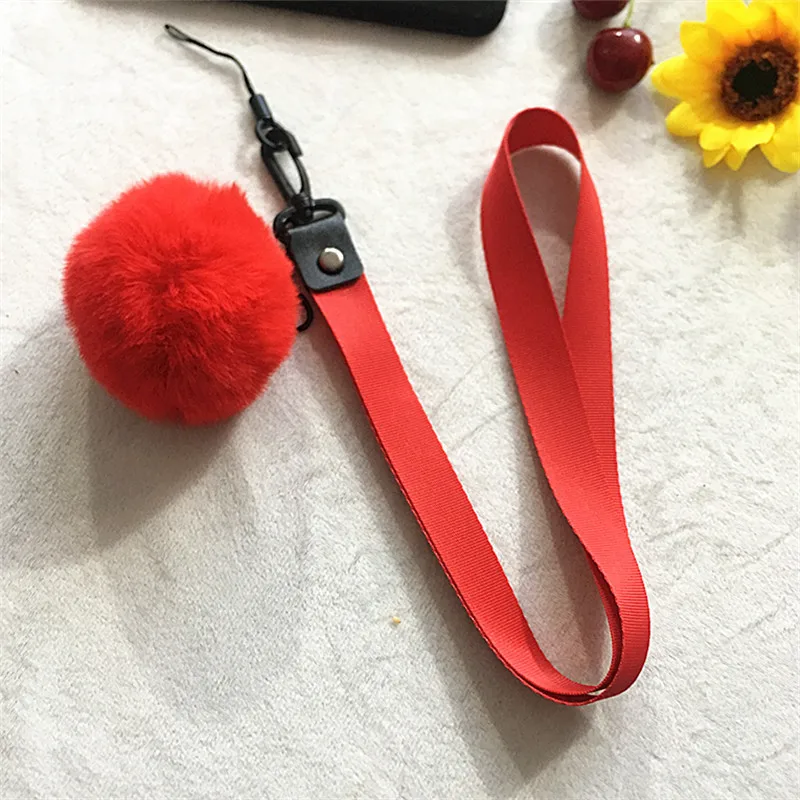 Мобильный Ремень для телефона Hairball талреп для huawei samsung IPhone Мода телефон Аксессуары смарт PhoneLanyard кулон