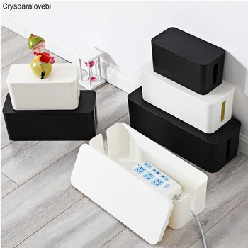 

Plastic Wire Storage Box Power Line Storage CasesJunction Box Cable Tidy Storage Box Household Necessities 3 Sizes