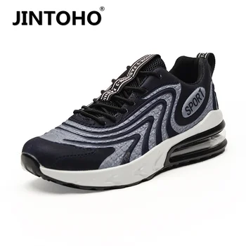 

JINTOHO Fashion Outdoor Men White Sneakers High Quality Brand Casual Breathable Shoes Mesh Soft Jogging Tennis Mens Shoes