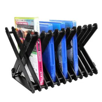 

Simple For PS4 Game Discs Organizer Rack Durable CD Storage Holder Organizer A Shelf Rack For PS3/PS2 For XBOX ONE S/XBOX360