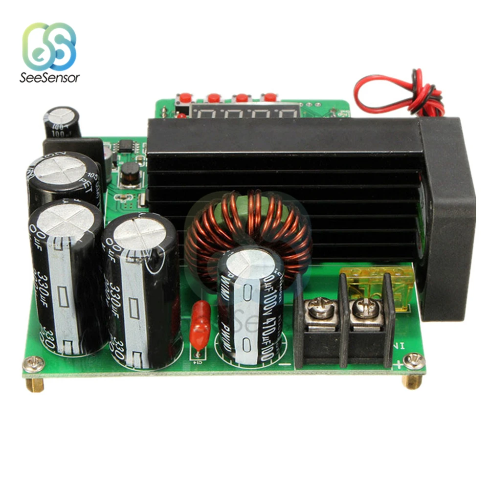 de aumento dc com led de alta