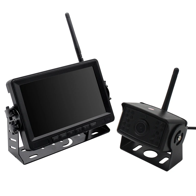 Новая AHD цифровая 4CH беспроводная камера заднего вида и DVR рекордер монитор Комплект для грузовика/прицепа/автобуса/RV/пикапов/прицепа