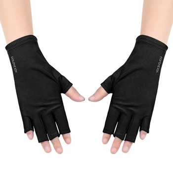 

Manicure Gloves Anti-ultraviolet Fingerless Sunscreen Lamp and Anti-radiation Special for Nail Tools Anti-black Half-finger Slee