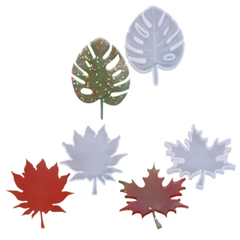 

Crystal Epoxy Maple Leaf Jewelry Silicone Mould Epoxy Mould Cup Holder 2020
