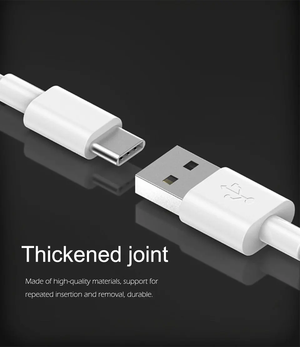 Type-C кабели для мобильных телефонов USB 2.5A Быстрая зарядка для смартфонов type C для samsung S9 S8 S10 huawei P30 Pro зарядный провод