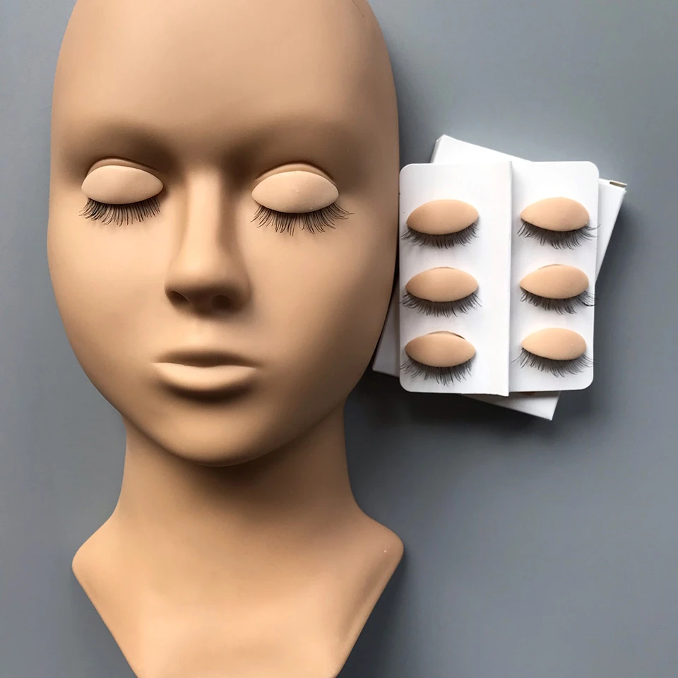 Lashes Mannequin Head Eyelash Extension Lash Supplies Training