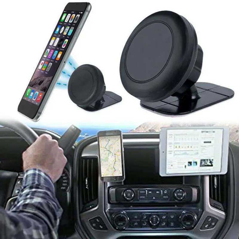 Newly Magnetic Mount Universal Dashboard Magnetic Car Mount Holder For Cell Phones And Mini Tablets