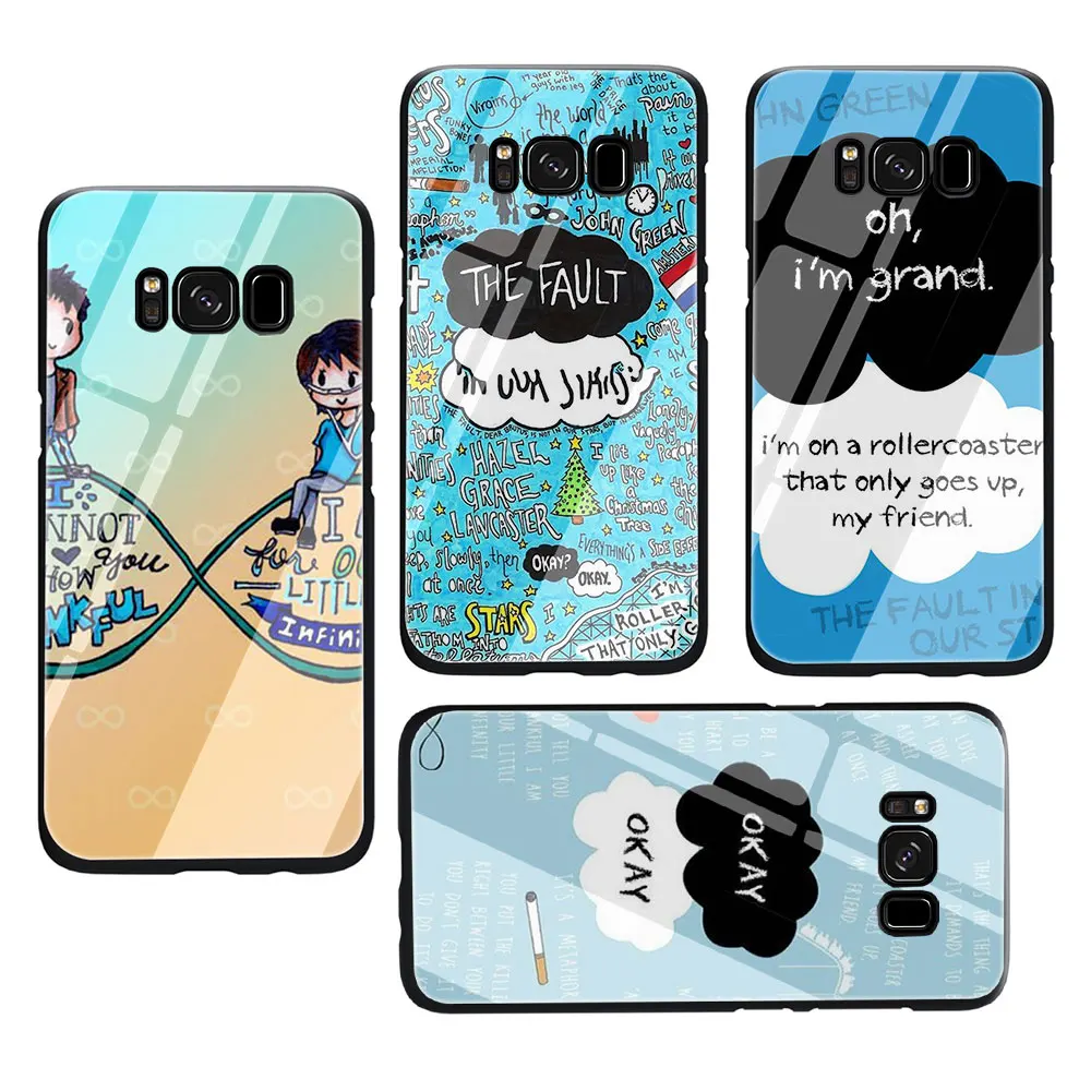 EWAU Прохладный tfios фан-арт закаленное Стекло чехол для телефона чехол для Galaxy S7 край S8 9 10 Plus, Note 8, 9, 10, A10 20 30 40 50 60 70