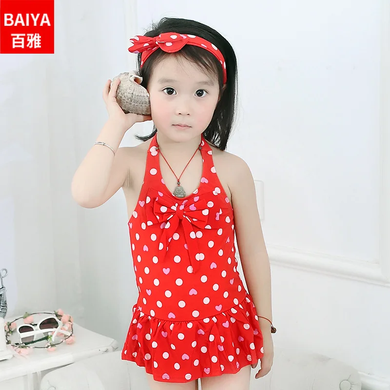 

15-60 Jin Big Boy One-piece Swimming Suit Infants Triangle Underpants with Hair Band CHILDREN'S Swimsuit Nt171903