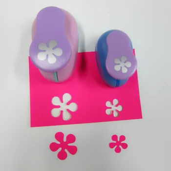 

2pcs/set Flower Shape Of Craft Punch 2.5/3.5 Paper Scrapbooking Punchers DIY Handmade Cutter EV Foam Hole Puncher Furador Eva