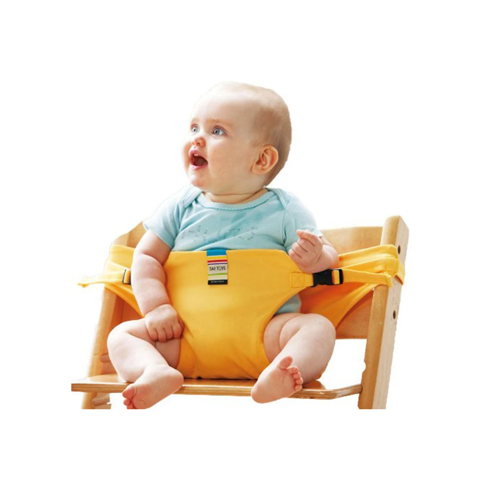 Детское портативное кресло для путешествий, складное, моющееся, для младенцев, для столовой, высокий, для столовой, чехол для сиденья, ремень безопасности, Детские аксессуары