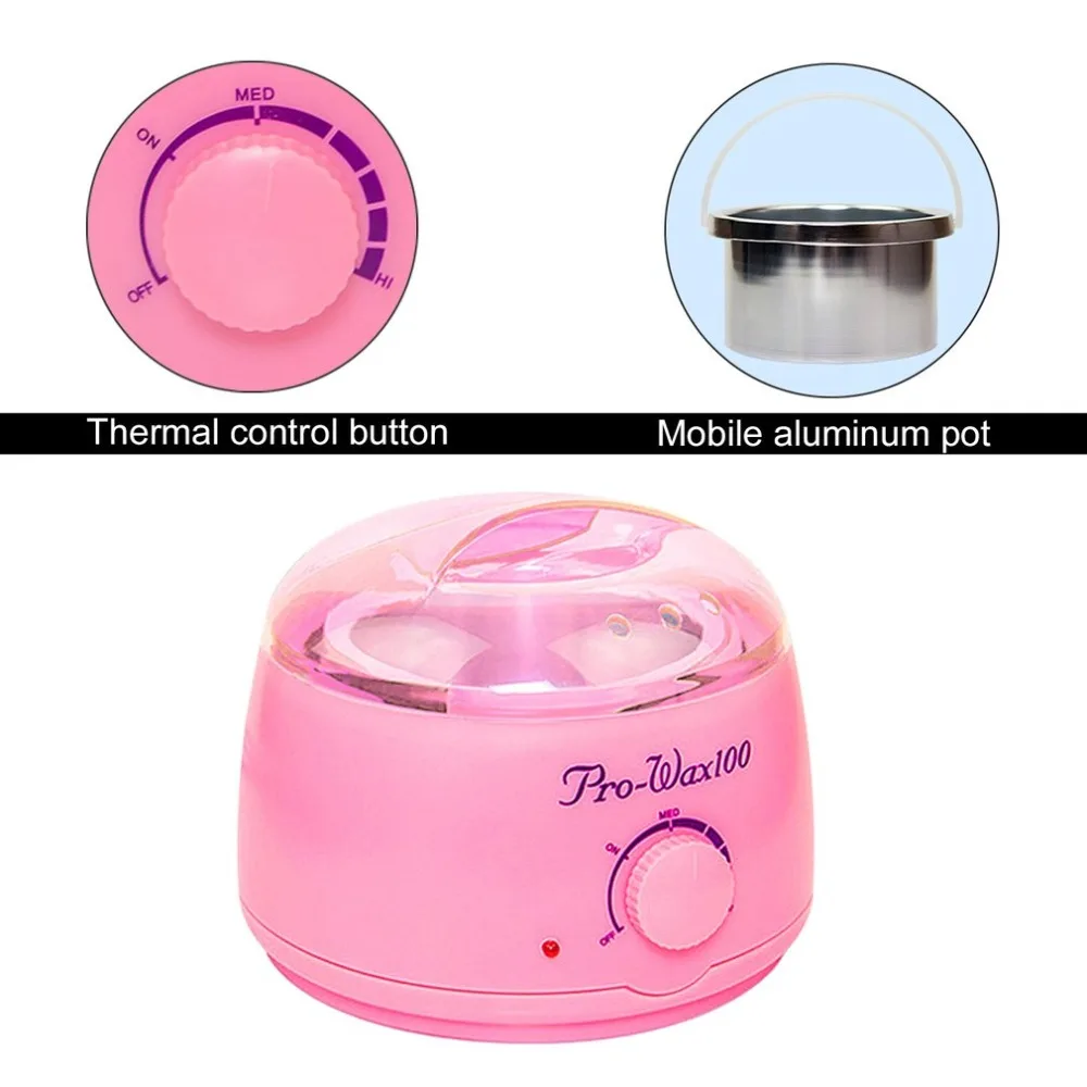 

Kemei Wax Heater 500ML Compact Size Hotter Pot Warmer Manicure Feet Hand Machine Paraffin Spa Manicure Hair Removal Epilator