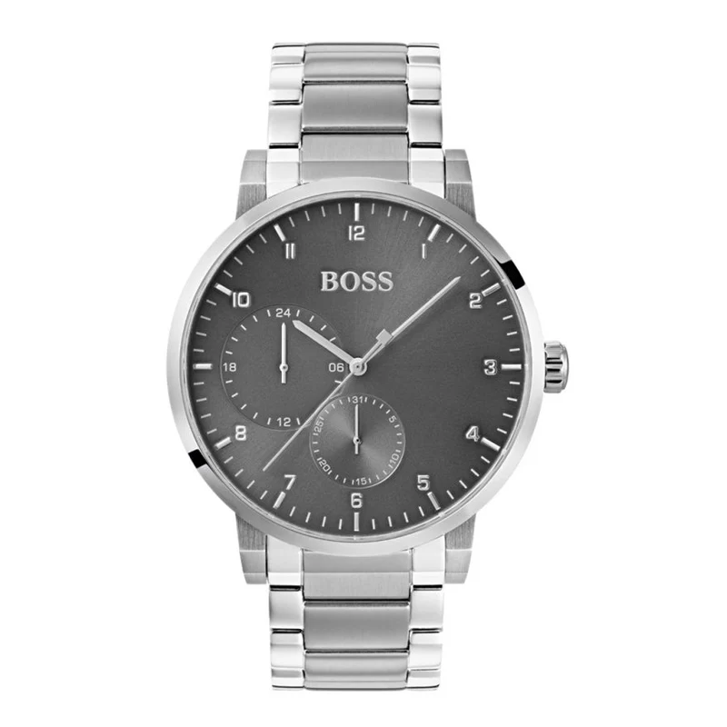 

BOSS Mens Oxygen Watch with Stainless Steel Gray Dial Wrist Watch mens watches top brand luxury - 1513596