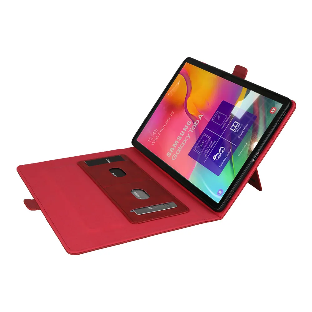Для Samsung Galaxy Tab A 10,1 T510 T515 чехол смарт-кошелек с отделением для карт тонкий кожаный чехол с подставкой горячий# G20
