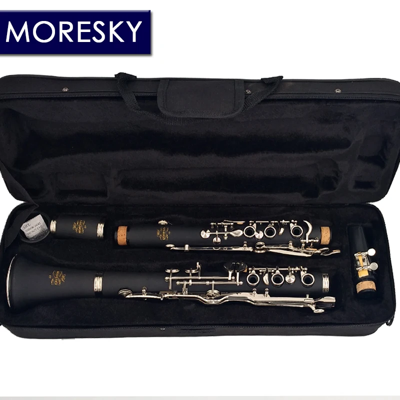 MORESKY German G Tune 18/20 Key Clarinet ABS Resin Boy Material Nickel Plated Keys