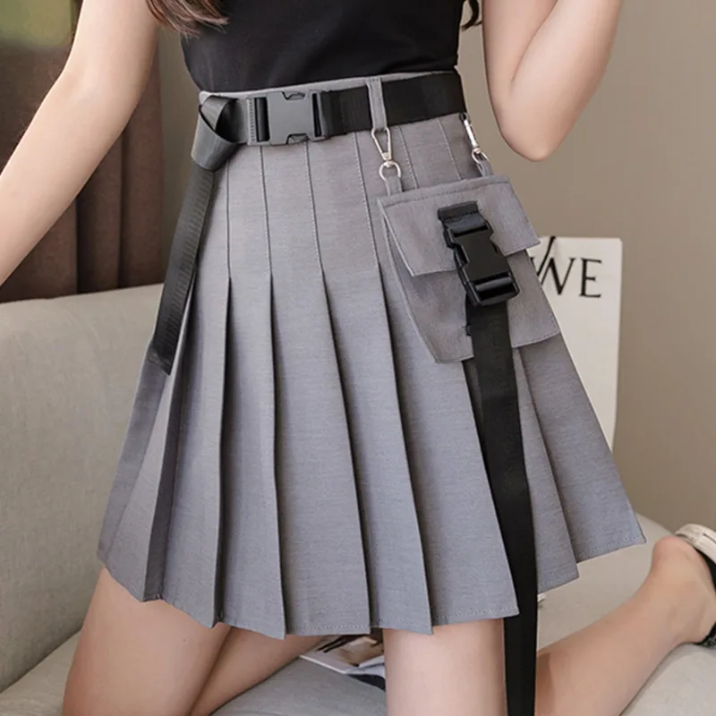 white pencil cut skirt