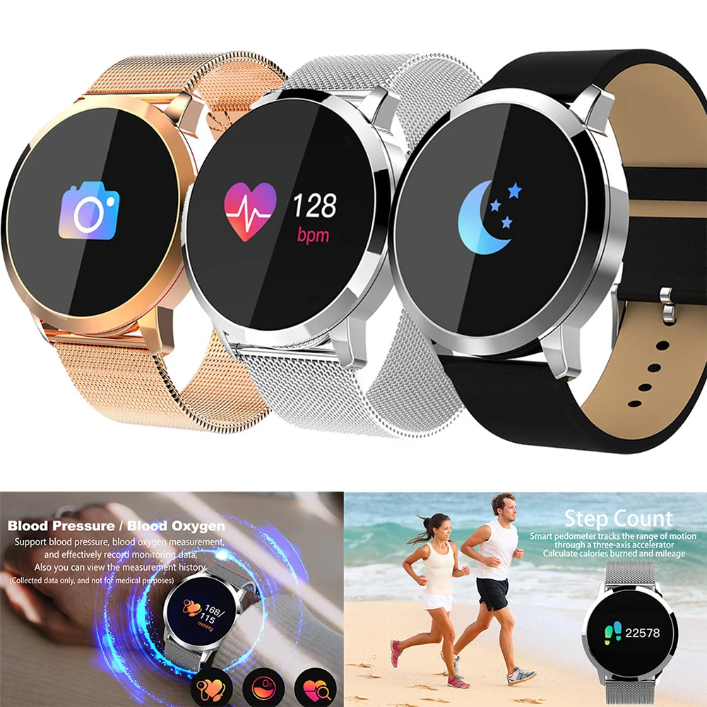 

2020 New Smart Watch OLED Color Screen Smartwatch Women Fashion Fitness Tracker Heart Rate Monitor Sport Smart Wristband