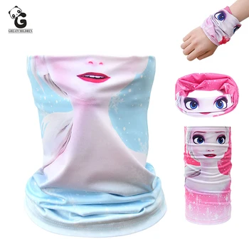 

Magic Headdress Outdoor Scarf Halloween Costumes for Kids Dust and Haze Masks Air Filtration Mask Handkerchief Girl Elsa Scarf