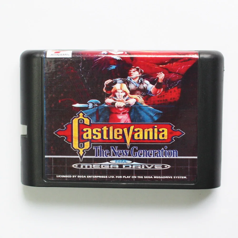 16-битная игровая карта Castlevania нового поколения MD для Sega Mega Drive Genesis | Электроника