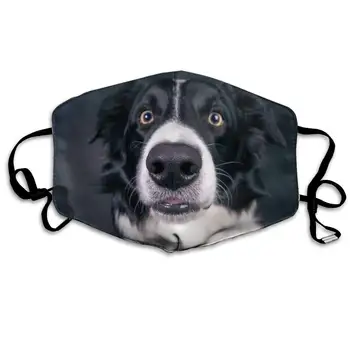 

Dog Nose Head Washable Reusable Mask, Cotton Anti Dust Half Face Mouth Mask for Kids Teens Men Women with Adjustable Ear Loops
