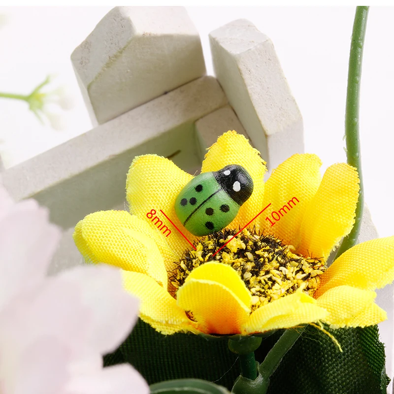 10 шт. декоративная фигурка божьей коровки | Дом и сад