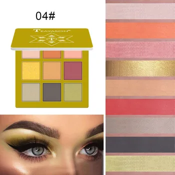 

Newly 9 Color Matte Shimmer Eyeshadow Palette Makeup Kit Party Charming Smooth Lasting CLA88
