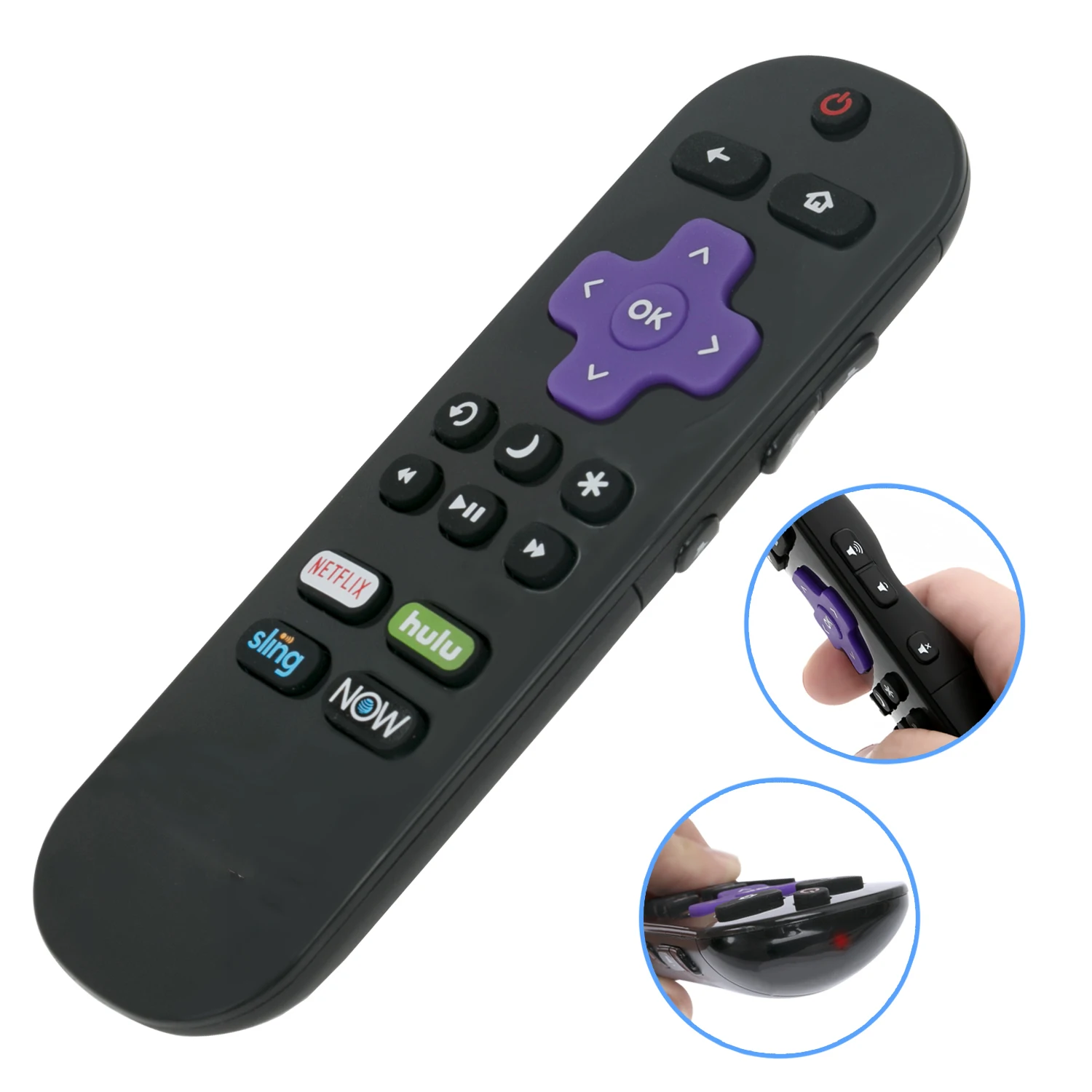 NS-RCRUS-20 пульт дистанционного управления для Insignia Roku Smart tv NS-43DR710NA17 NS-55DR620NA18