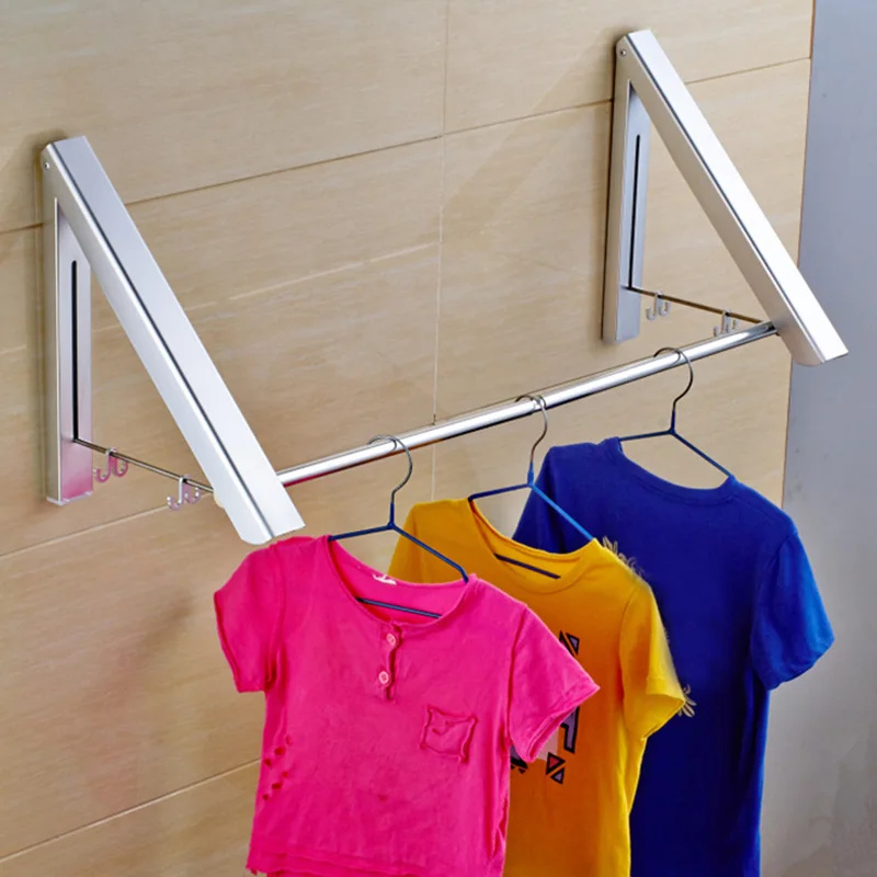 Cabides Para Roupas Dobrável Multifunções Wall Mounted