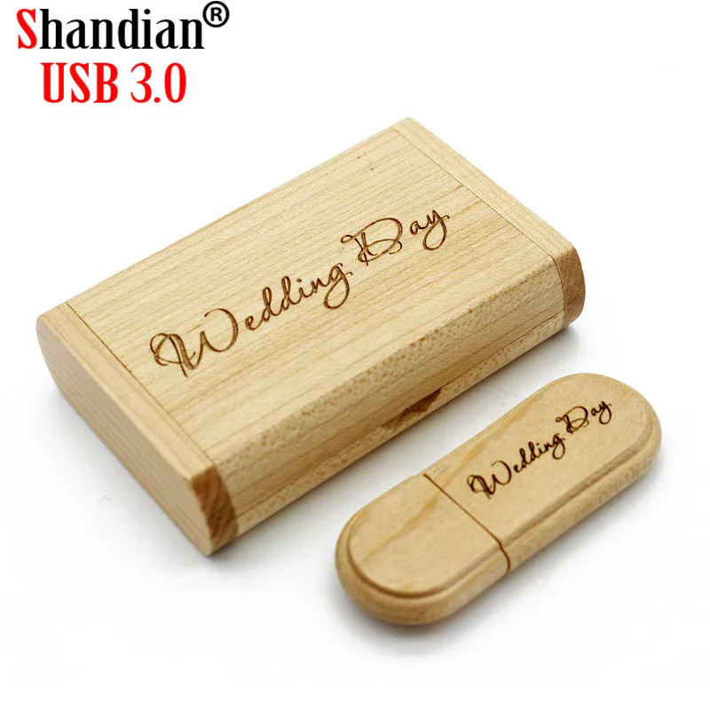 SHANDIAN USB 3 0 бесплатная доставка логотип клиента деревянный флеш накопитель