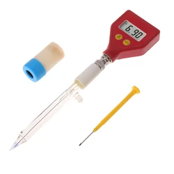 Électrode en verre tranchante de Ph mètre, pour l'eau, les aliments, le fromage, le lait, le sol, Test de Ph 