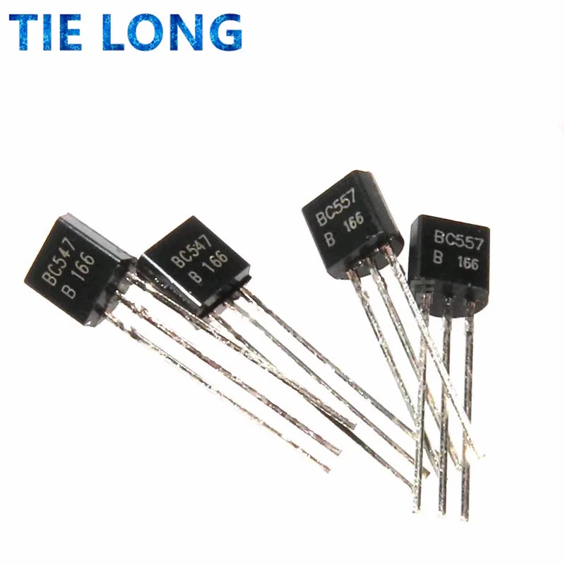 100 пар = 200 шт. BC547 BC557 TO92 BC547B BC557B NPN PNP TO-92 IC |