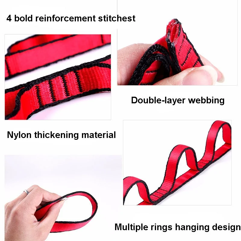 2 PCS yoga extender strap rope daisy chain for aerial yoga hammock swing anti-gravity yoga extend belts for yoga training Camp