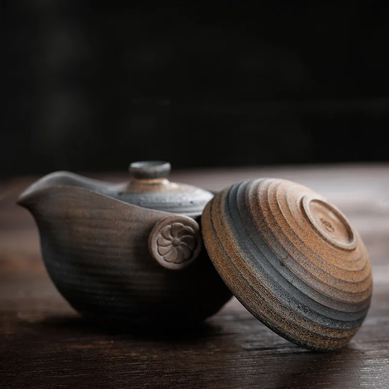 TANGPIN Japanese Ceramic Teapot Gaiwan Tea Cup A Tea Sets Portable Travel Sets Drinkware
