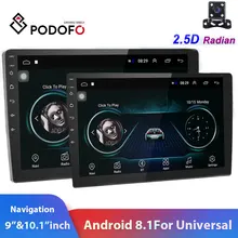 Podofo 2din rádio do carro 9