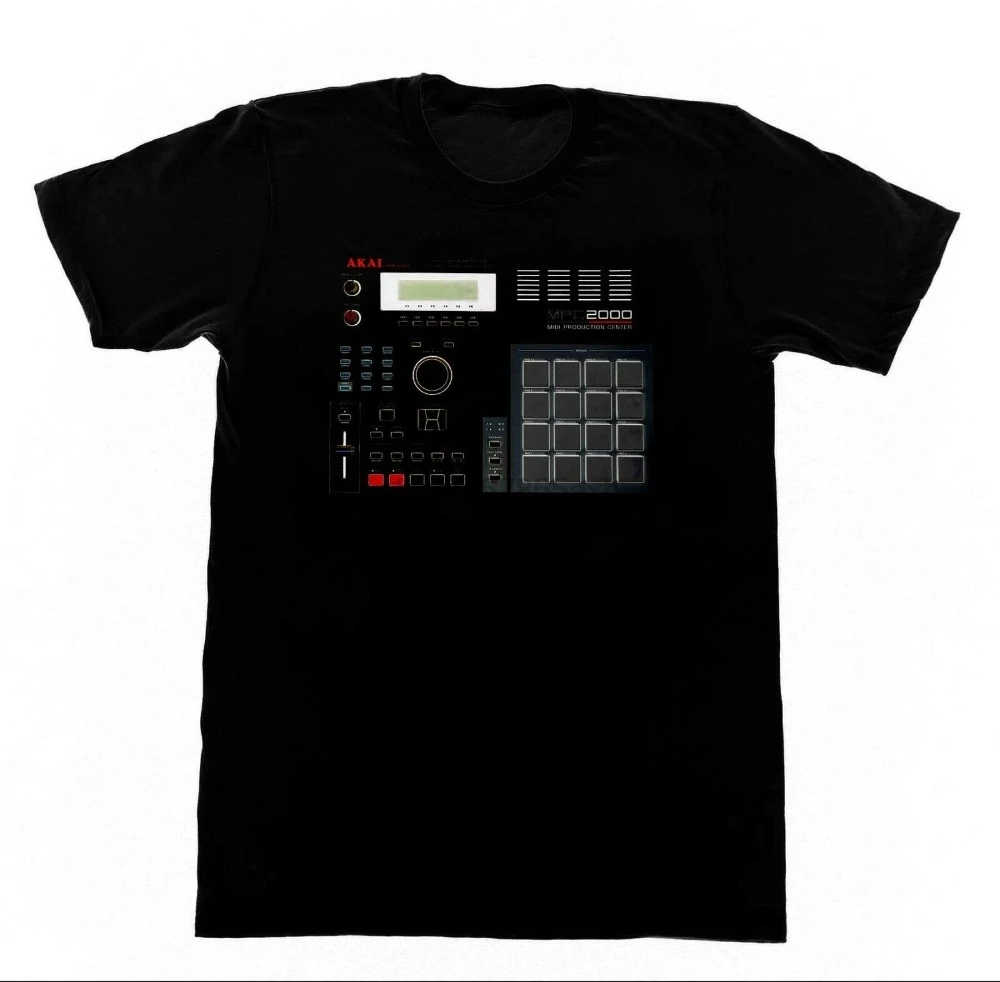 Mpc 2000 camisa Acid Edm Skool Rave casa música Vintage síntesis Moog moda nuevo Top hombres novedad redondo Tops 80S T camisas|Camisetas| - AliExpress