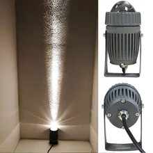 Profesjonalny projekt optyczny reflektor zewnętrzny Led 10W reflektor Led z wąskim kątem lampy światło halogenowe z oświetleniem 100 240V