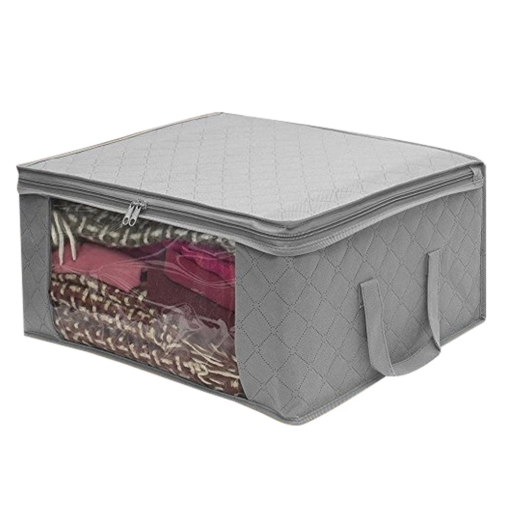 3 шт. упаковка одеяло Органайзер контейнер постельные принадлежности хранение домашней одежды сумка общежития складной нетканый большой емкости пылезащитный