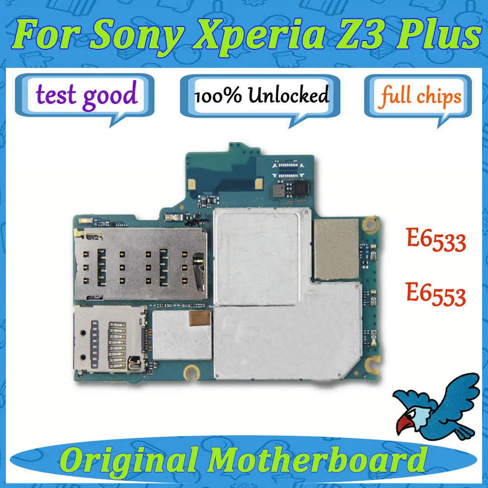 Материнская плата для sony Xperia Z3 Plus E6533 E6553 разблокированная материнская плата Android OS материнская плата с полным чипом для sony Ericsson z3 P