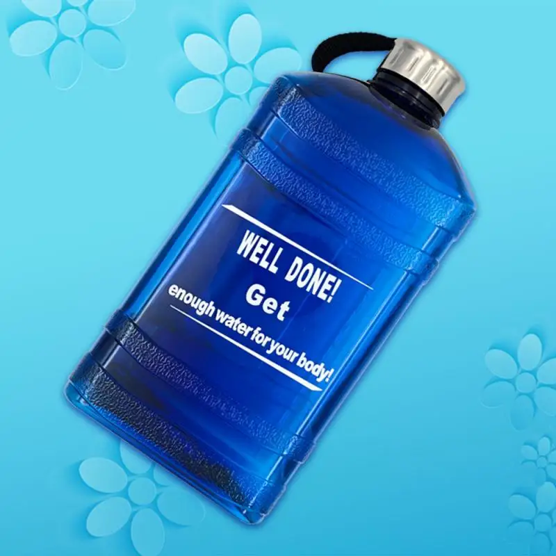 

3.8L 138x13x300mm Large Capacity Portable Kettle Water Bottles Botella De Agua Garrafa Yoga Gym Fitness Drinking Accessories