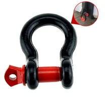 Авто стальной тяжелый, гальванизированный сережки D кольцо 2T 4400lbs/4,75 T 10000lbs емкость для автомобиля рекуперация буксирная машина